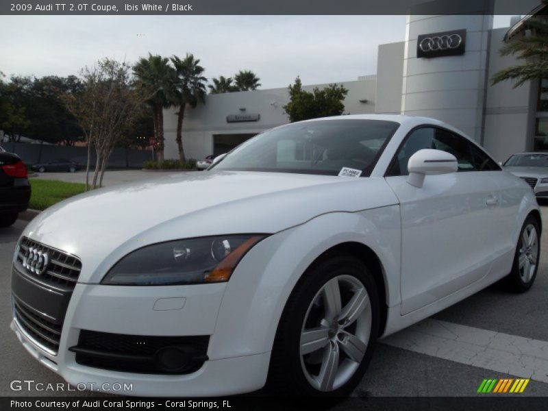 Ibis White / Black 2009 Audi TT 2.0T Coupe