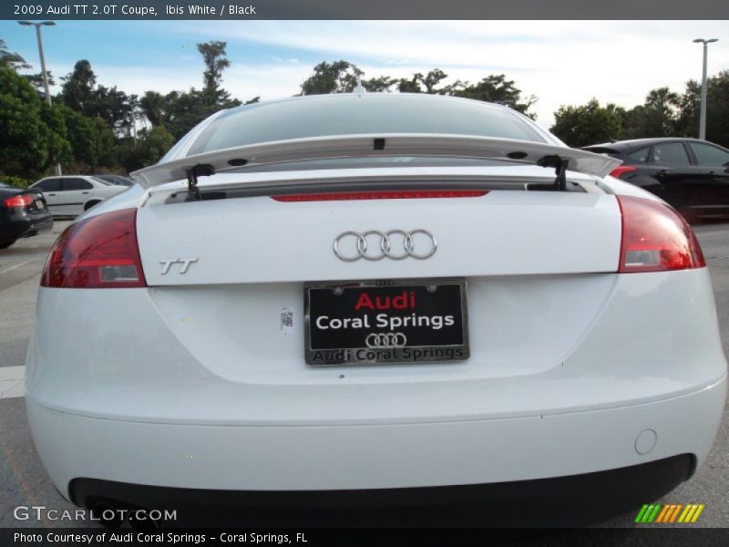 Ibis White / Black 2009 Audi TT 2.0T Coupe
