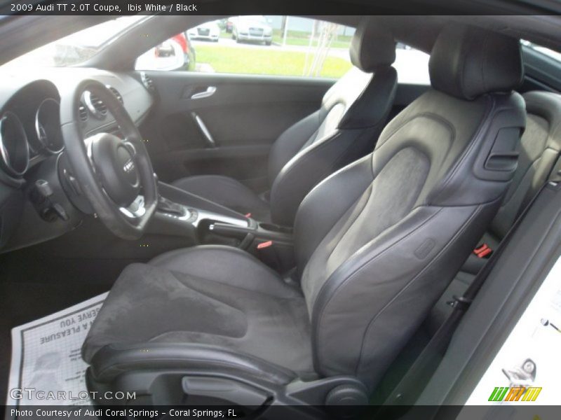 Ibis White / Black 2009 Audi TT 2.0T Coupe