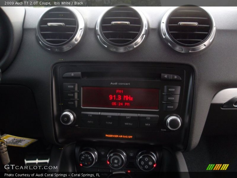 Ibis White / Black 2009 Audi TT 2.0T Coupe