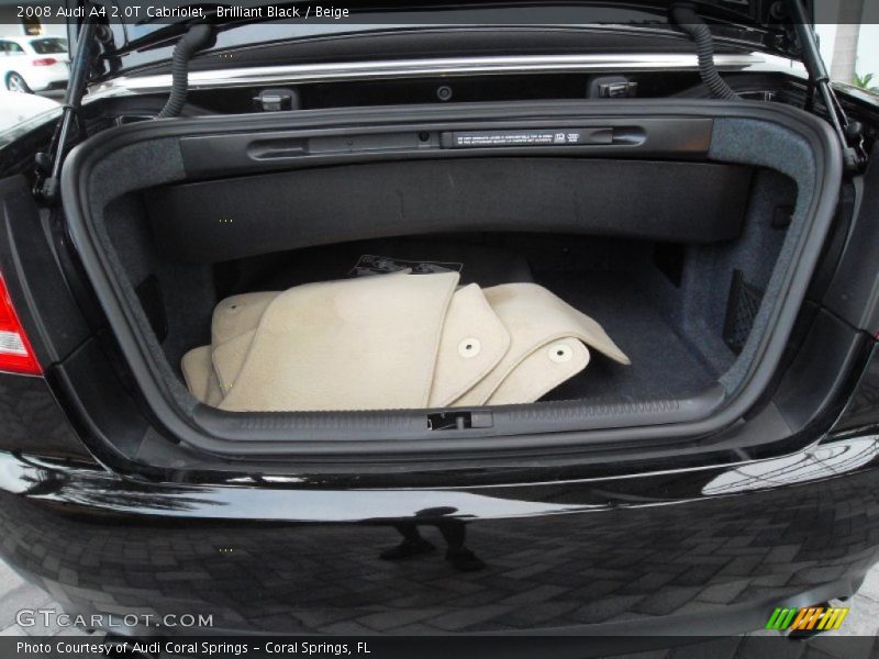 Brilliant Black / Beige 2008 Audi A4 2.0T Cabriolet