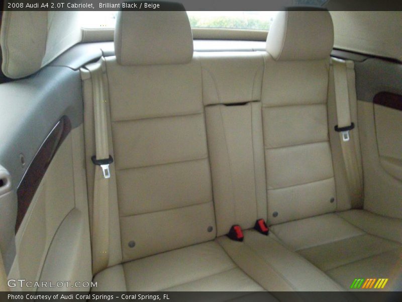 Brilliant Black / Beige 2008 Audi A4 2.0T Cabriolet