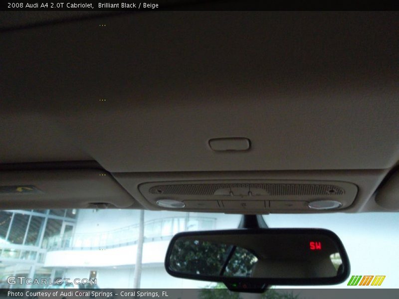 Brilliant Black / Beige 2008 Audi A4 2.0T Cabriolet