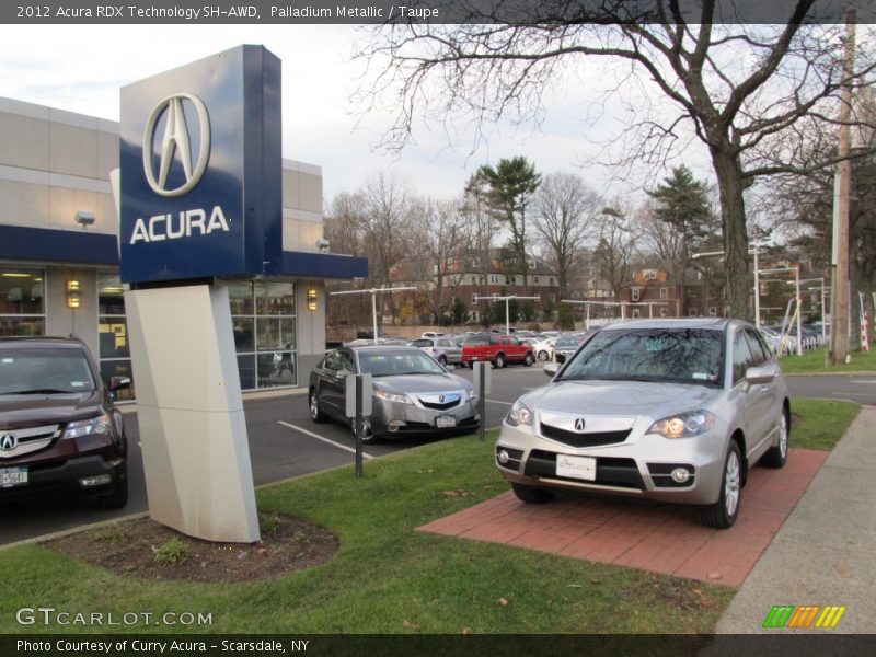 Palladium Metallic / Taupe 2012 Acura RDX Technology SH-AWD
