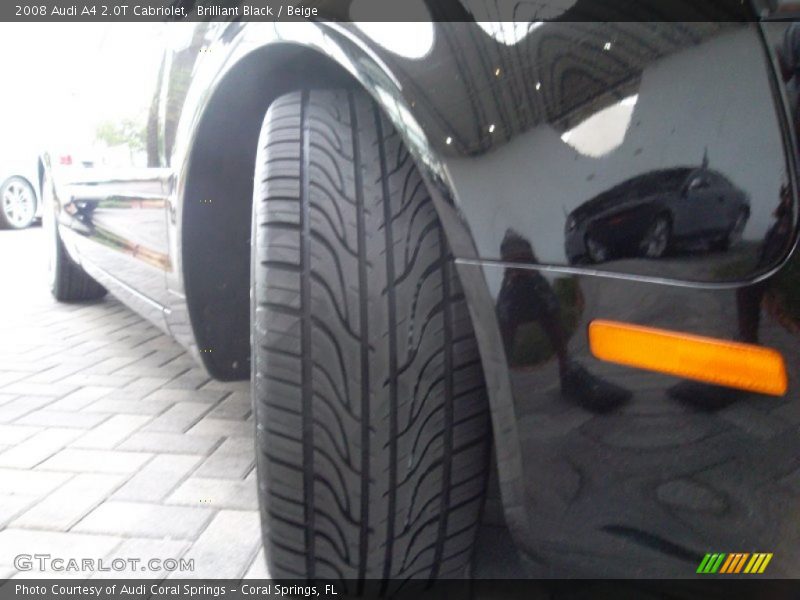 Brilliant Black / Beige 2008 Audi A4 2.0T Cabriolet