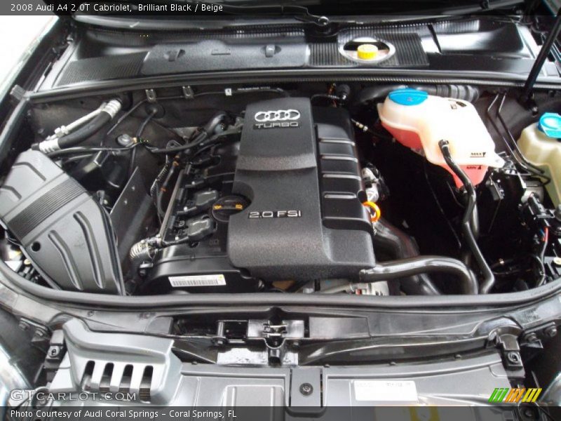 Brilliant Black / Beige 2008 Audi A4 2.0T Cabriolet