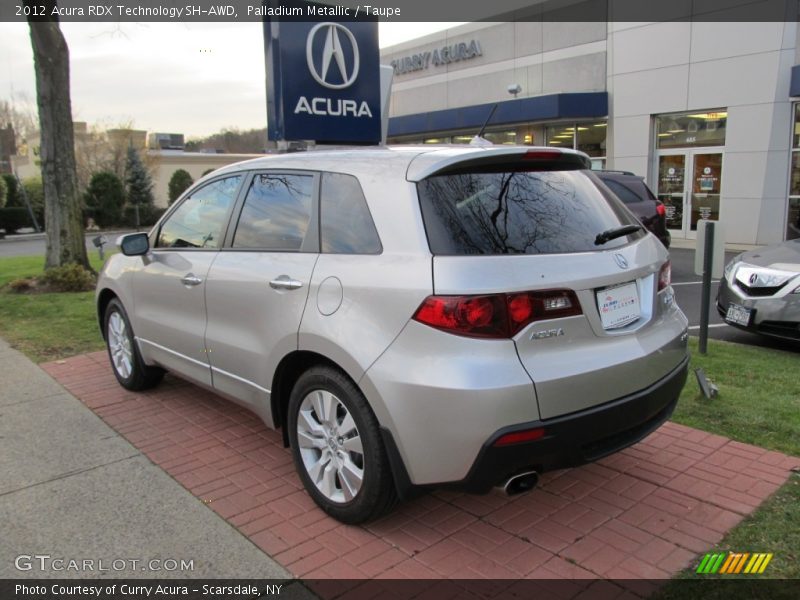 Palladium Metallic / Taupe 2012 Acura RDX Technology SH-AWD
