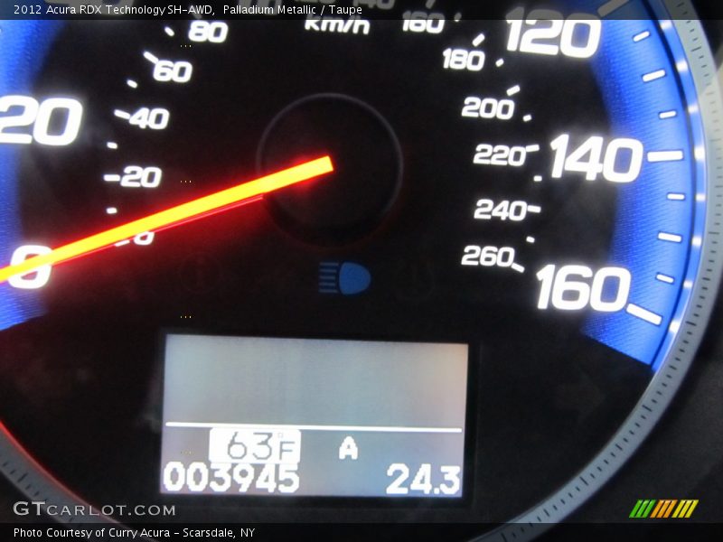 Palladium Metallic / Taupe 2012 Acura RDX Technology SH-AWD