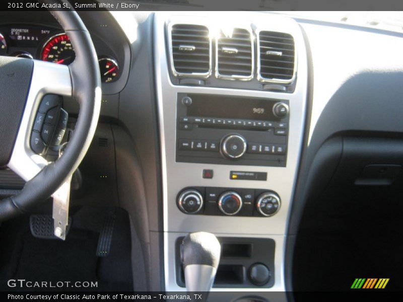 Summit White / Ebony 2012 GMC Acadia SL
