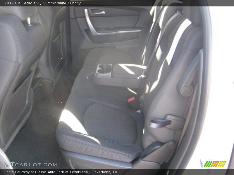 Summit White / Ebony 2012 GMC Acadia SL