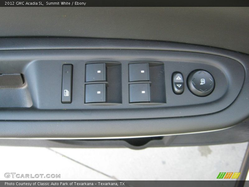 Summit White / Ebony 2012 GMC Acadia SL