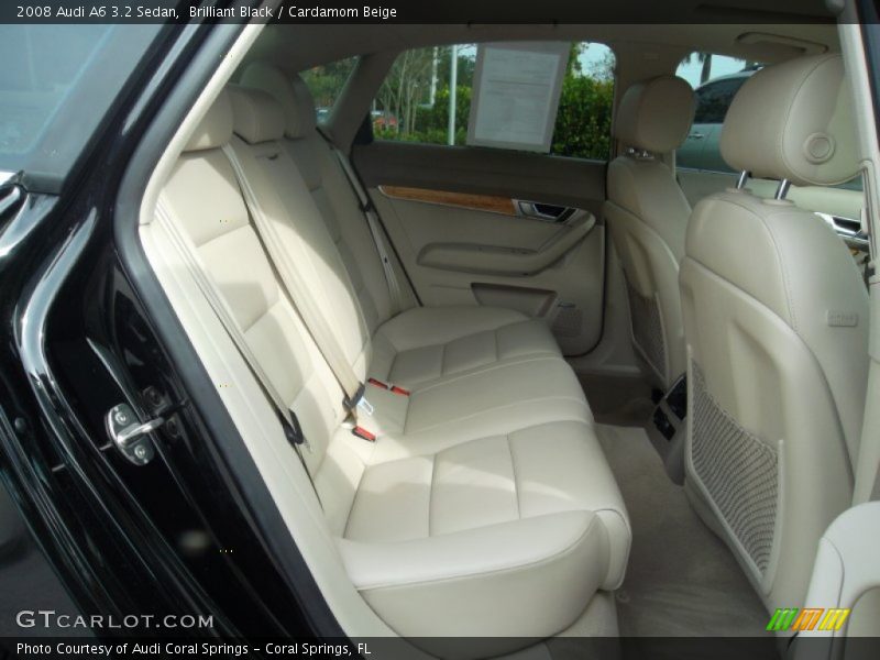 Brilliant Black / Cardamom Beige 2008 Audi A6 3.2 Sedan