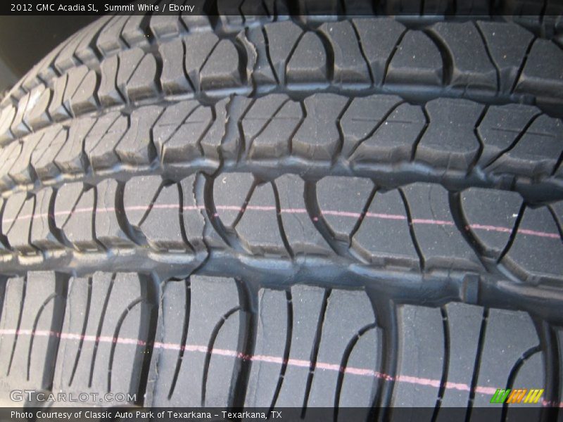 Summit White / Ebony 2012 GMC Acadia SL