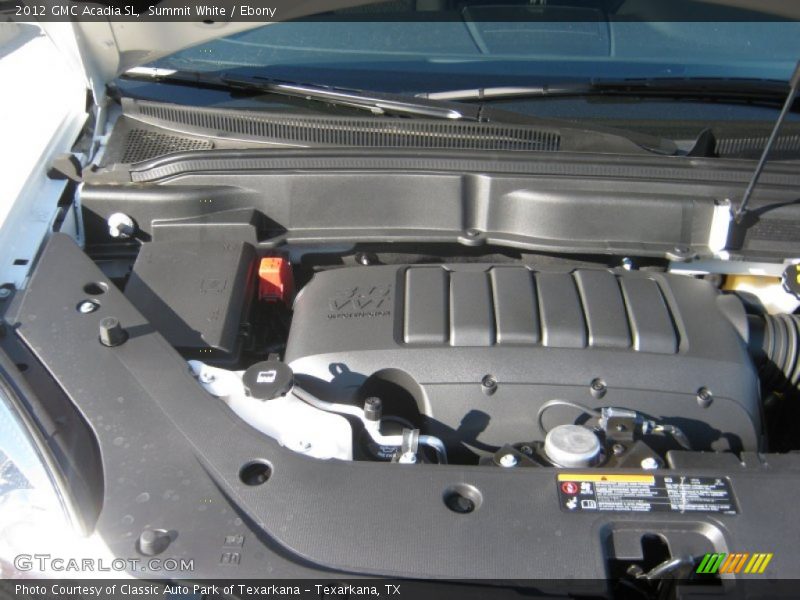 Summit White / Ebony 2012 GMC Acadia SL