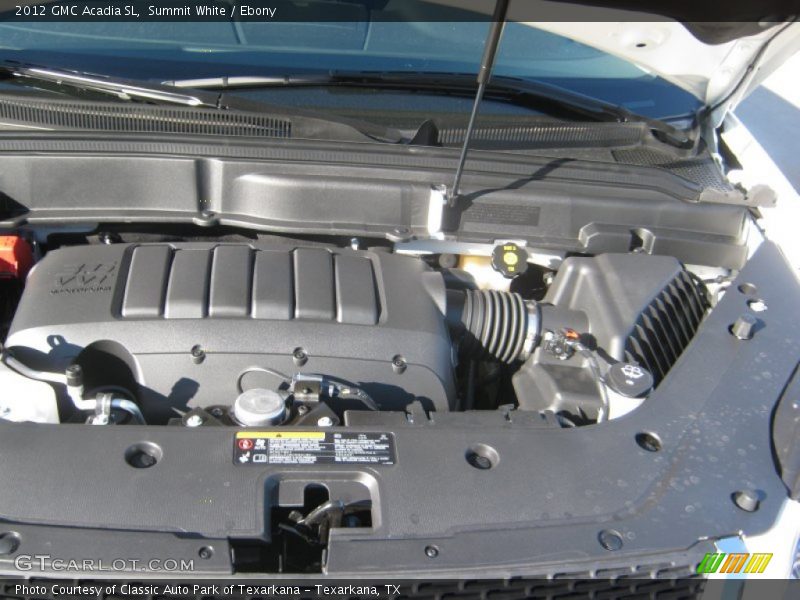 Summit White / Ebony 2012 GMC Acadia SL