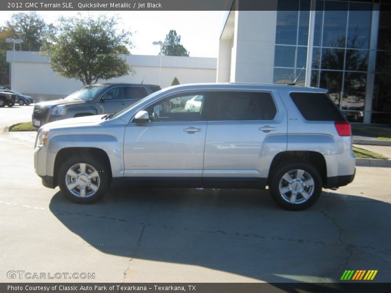 Quicksilver Metallic / Jet Black 2012 GMC Terrain SLE