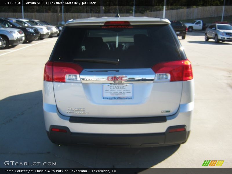 Quicksilver Metallic / Jet Black 2012 GMC Terrain SLE