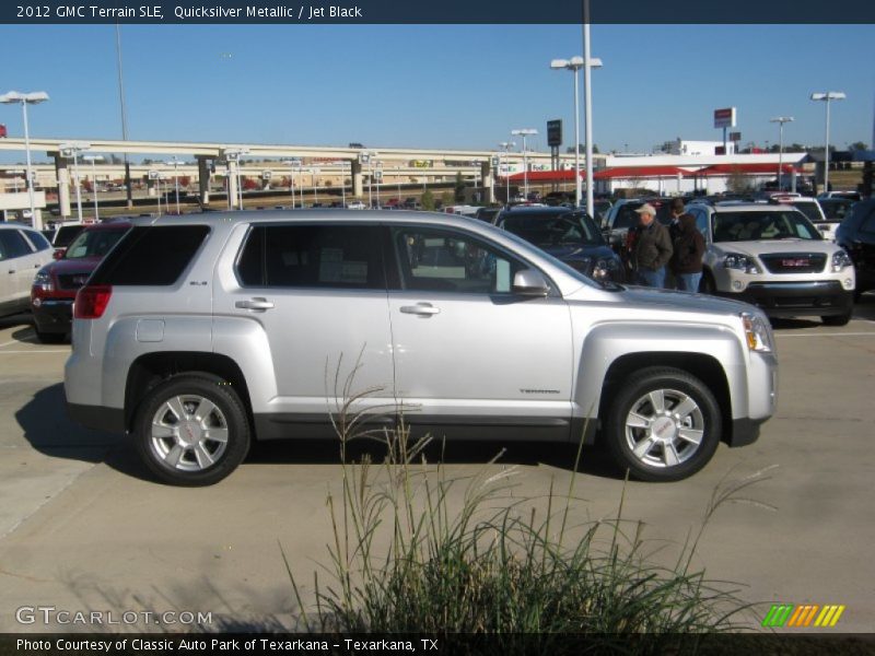 Quicksilver Metallic / Jet Black 2012 GMC Terrain SLE