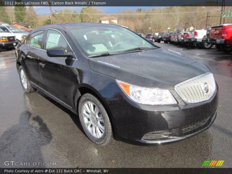 Carbon Black Metallic / Titanium 2012 Buick LaCrosse FWD