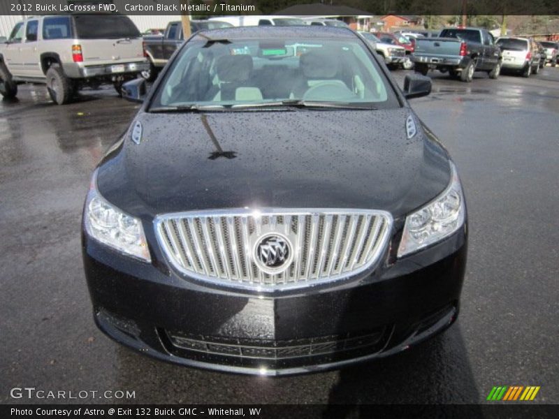 Carbon Black Metallic / Titanium 2012 Buick LaCrosse FWD