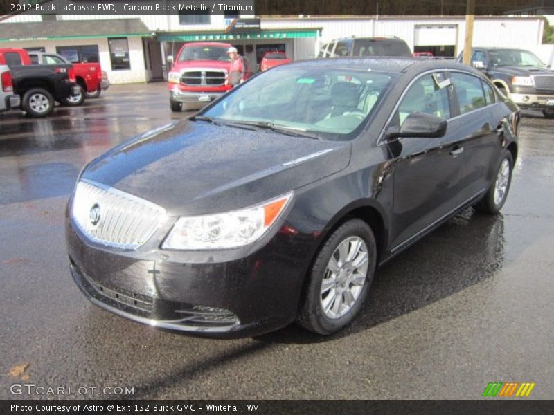 Carbon Black Metallic / Titanium 2012 Buick LaCrosse FWD