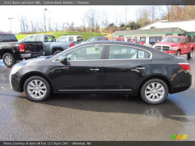 Carbon Black Metallic / Titanium 2012 Buick LaCrosse FWD