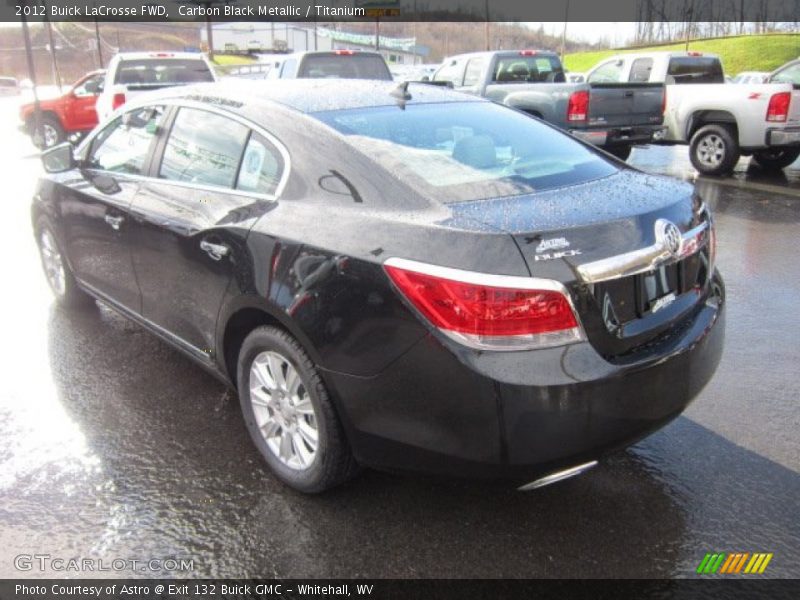 Carbon Black Metallic / Titanium 2012 Buick LaCrosse FWD