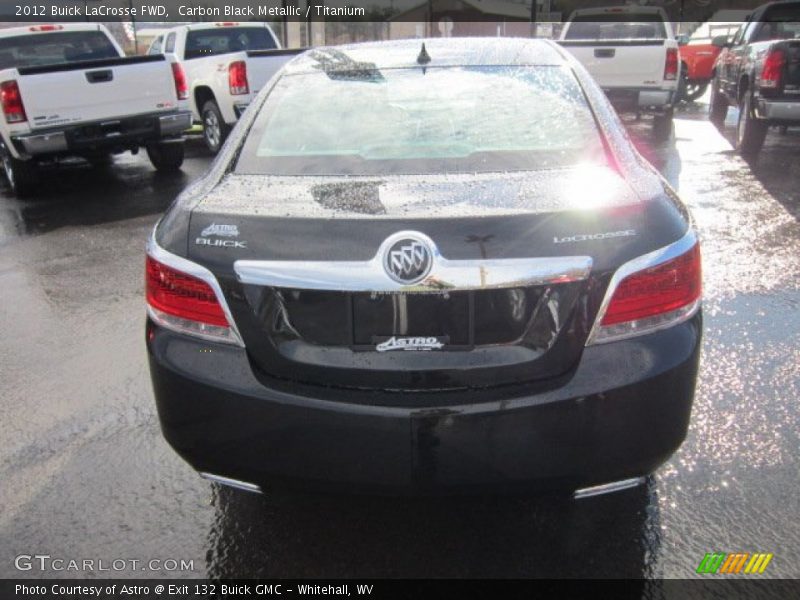 Carbon Black Metallic / Titanium 2012 Buick LaCrosse FWD