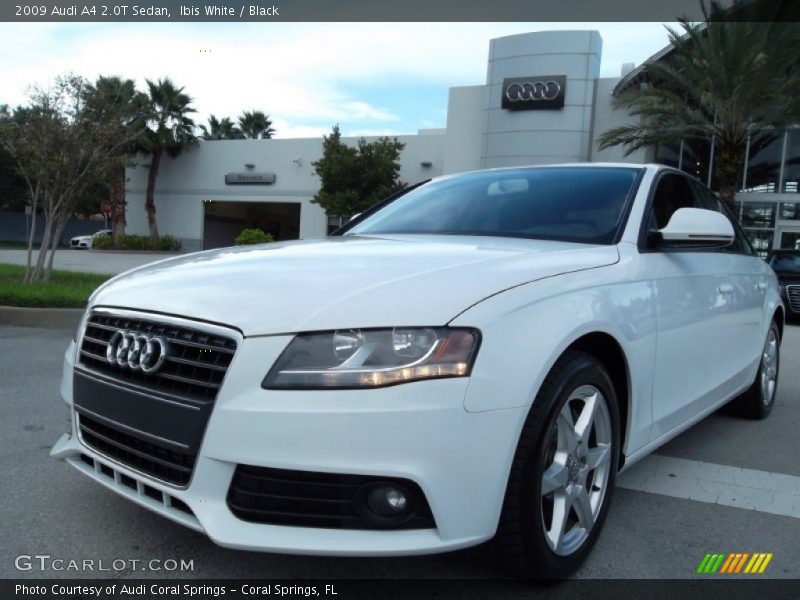 Ibis White / Black 2009 Audi A4 2.0T Sedan