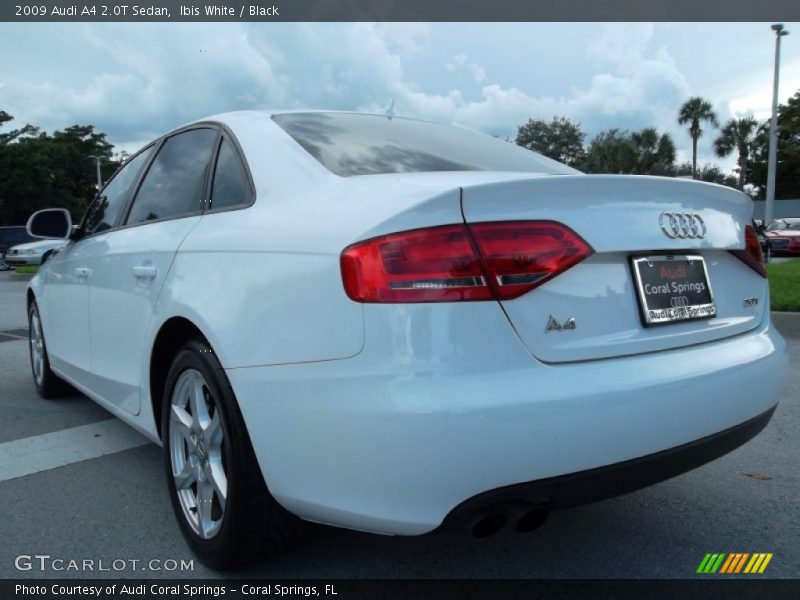 Ibis White / Black 2009 Audi A4 2.0T Sedan