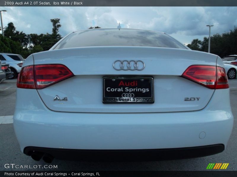 Ibis White / Black 2009 Audi A4 2.0T Sedan