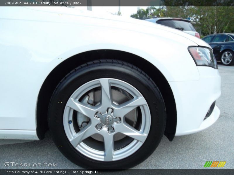 Ibis White / Black 2009 Audi A4 2.0T Sedan