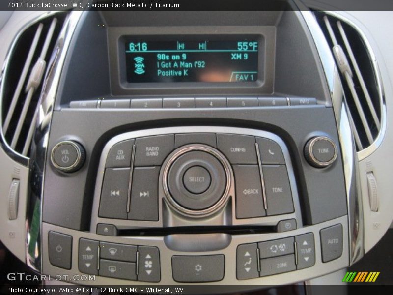 Carbon Black Metallic / Titanium 2012 Buick LaCrosse FWD