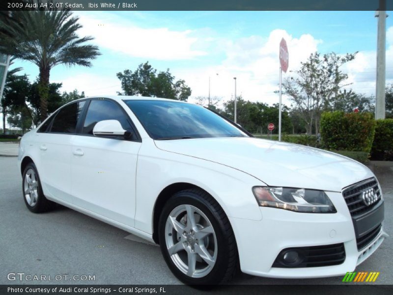 Front 3/4 View of 2009 A4 2.0T Sedan