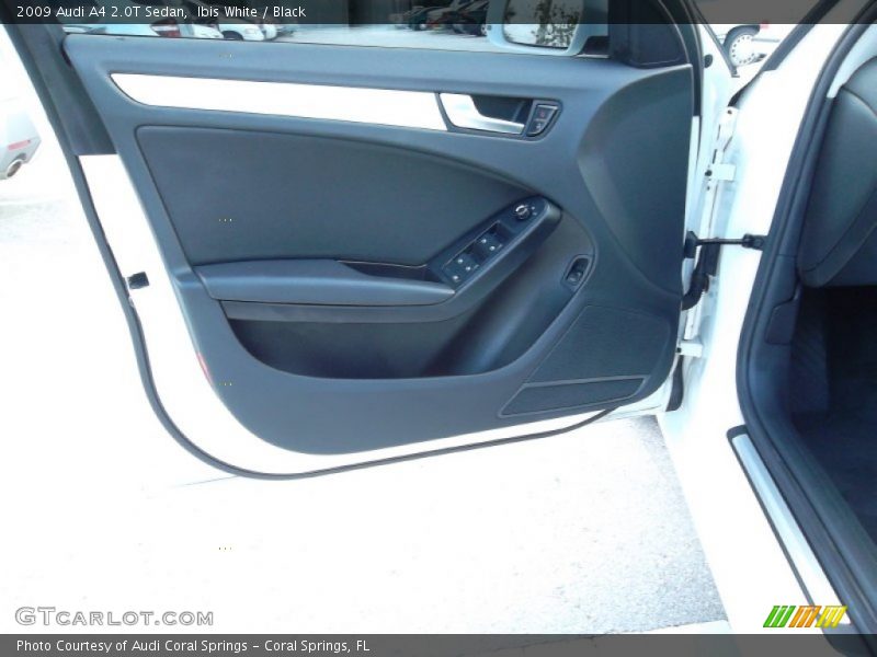 Ibis White / Black 2009 Audi A4 2.0T Sedan