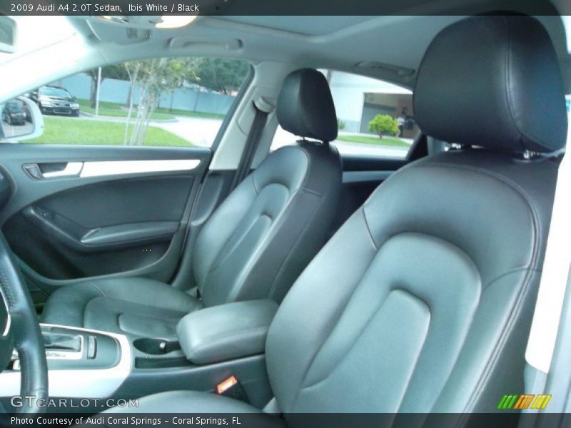 Ibis White / Black 2009 Audi A4 2.0T Sedan
