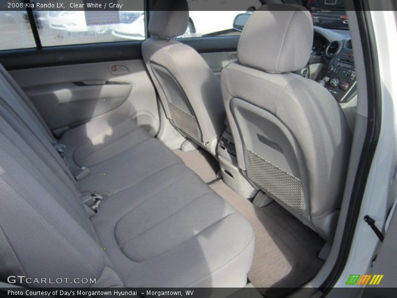 Clear White / Gray 2008 Kia Rondo LX