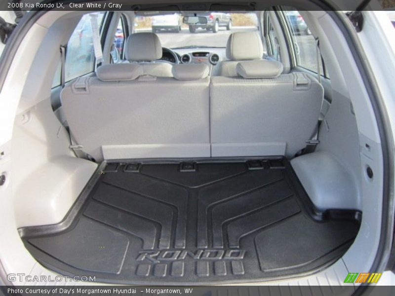 Clear White / Gray 2008 Kia Rondo LX