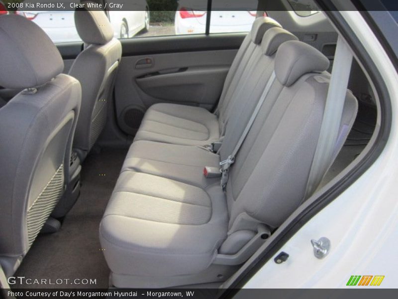 Clear White / Gray 2008 Kia Rondo LX