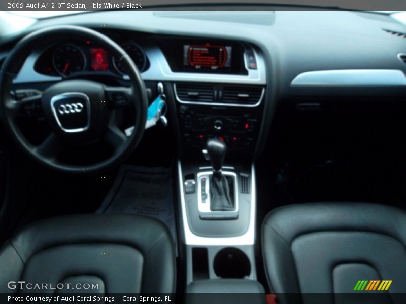 Ibis White / Black 2009 Audi A4 2.0T Sedan