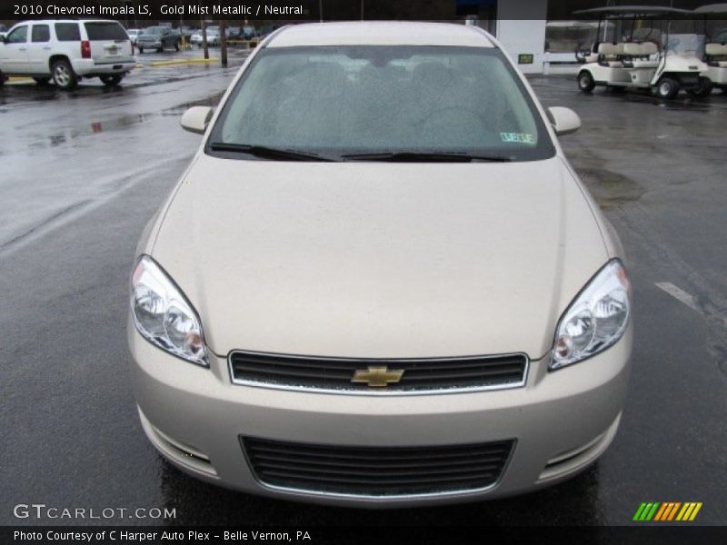 Gold Mist Metallic / Neutral 2010 Chevrolet Impala LS