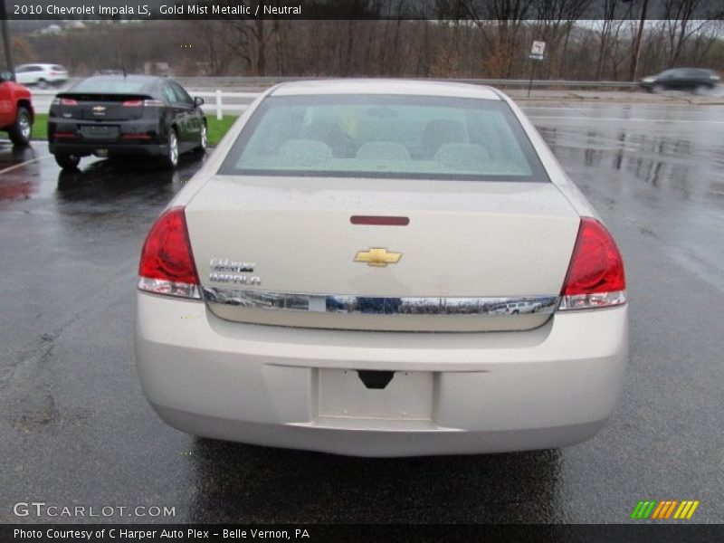 Gold Mist Metallic / Neutral 2010 Chevrolet Impala LS