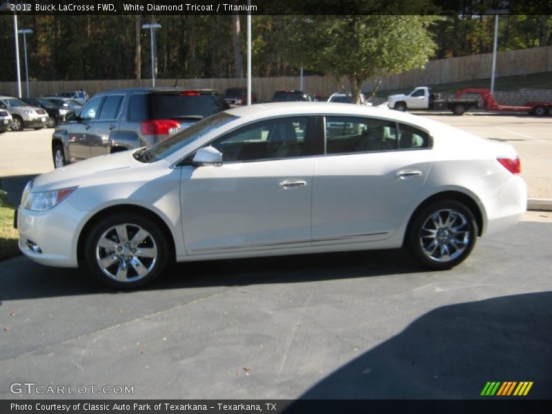 White Diamond Tricoat / Titanium 2012 Buick LaCrosse FWD