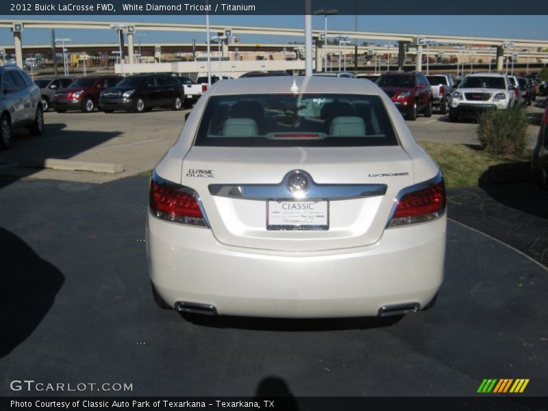 White Diamond Tricoat / Titanium 2012 Buick LaCrosse FWD