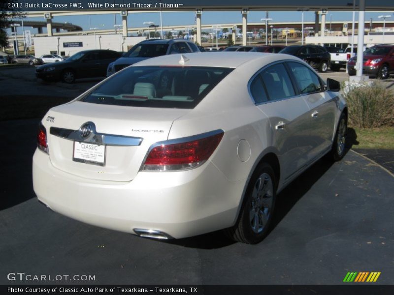 White Diamond Tricoat / Titanium 2012 Buick LaCrosse FWD