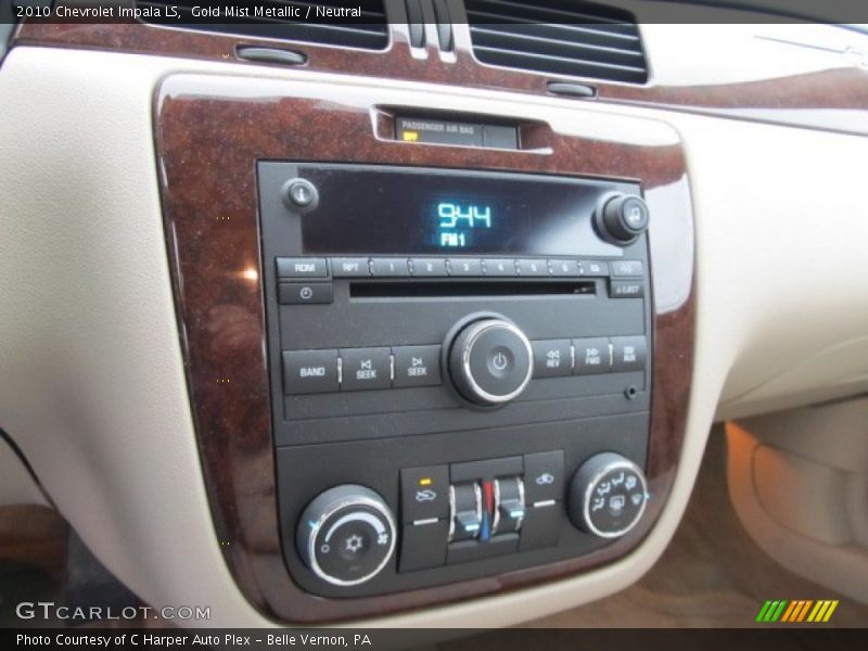 Gold Mist Metallic / Neutral 2010 Chevrolet Impala LS