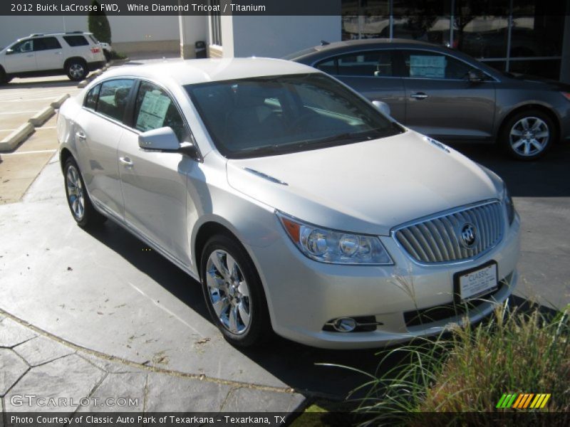 White Diamond Tricoat / Titanium 2012 Buick LaCrosse FWD