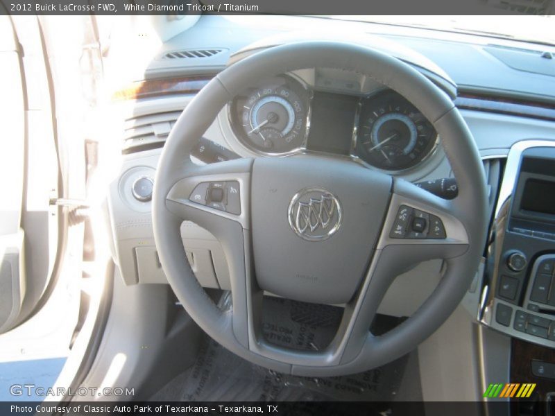 White Diamond Tricoat / Titanium 2012 Buick LaCrosse FWD