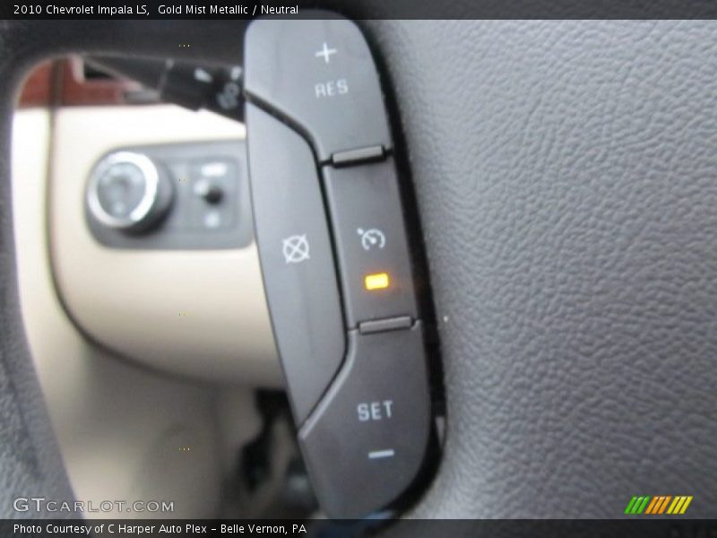 Gold Mist Metallic / Neutral 2010 Chevrolet Impala LS