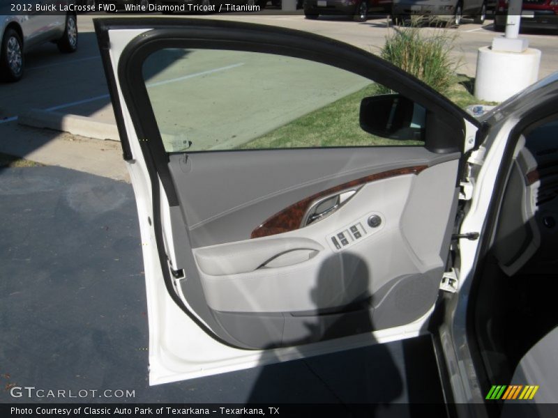 White Diamond Tricoat / Titanium 2012 Buick LaCrosse FWD